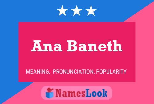 ملصق اسم Ana Baneth