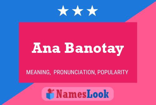 ملصق اسم Ana Banotay