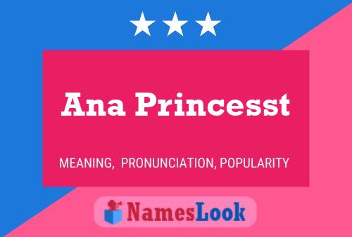 ملصق اسم Ana Princesst