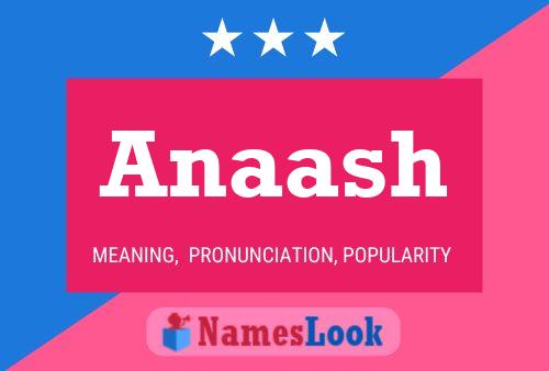 ملصق اسم Anaash