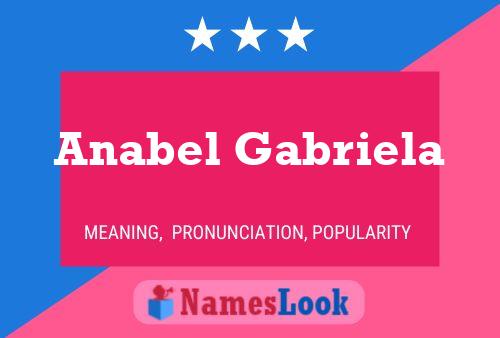 ملصق اسم Anabel Gabriela