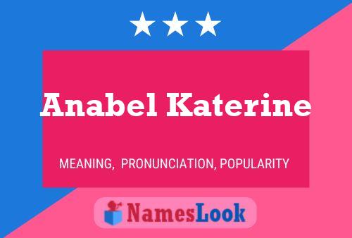 ملصق اسم Anabel Katerine