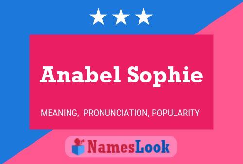 ملصق اسم Anabel Sophie