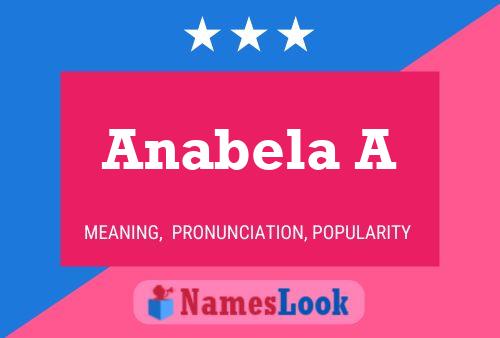 ملصق اسم Anabela A