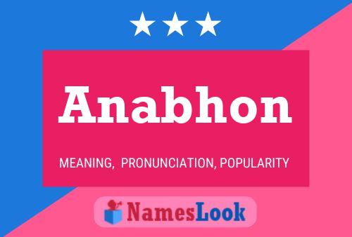 ملصق اسم Anabhon