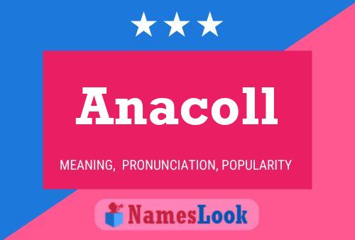 ملصق اسم Anacoll