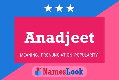 ملصق اسم Anadjeet