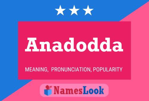 ملصق اسم Anadodda