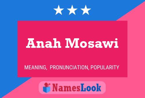 ملصق اسم Anah Mosawi