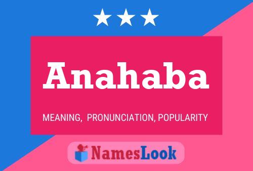 ملصق اسم Anahaba