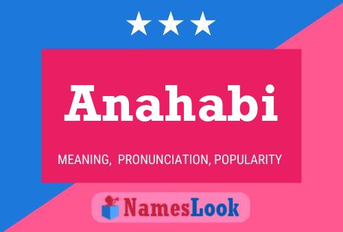 ملصق اسم Anahabi