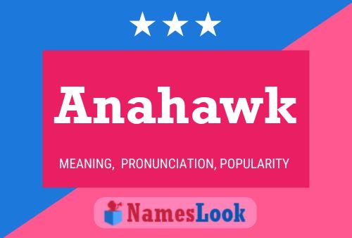 ملصق اسم Anahawk