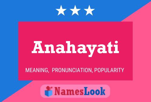 ملصق اسم Anahayati