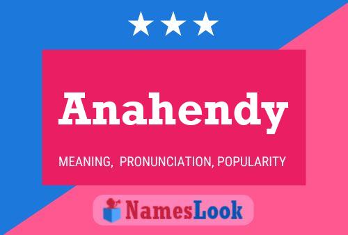 ملصق اسم Anahendy