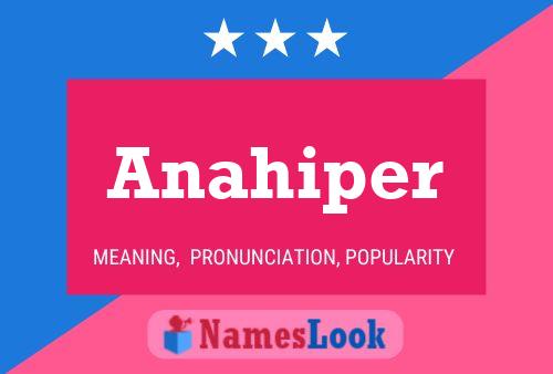 ملصق اسم Anahiper