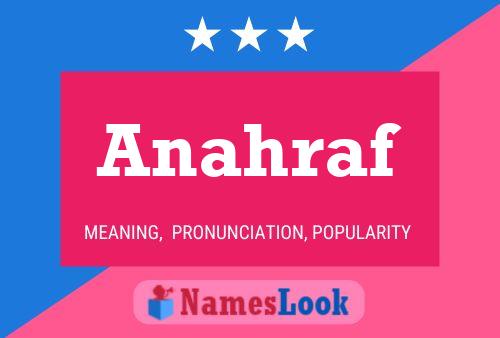 ملصق اسم Anahraf