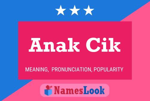 ملصق اسم Anak Cik