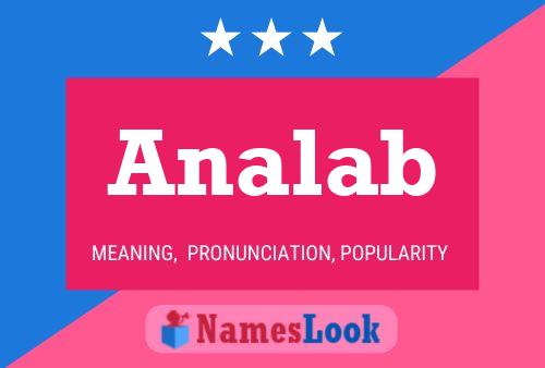 ملصق اسم Analab