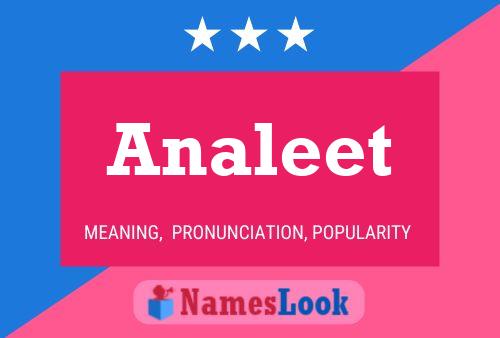 ملصق اسم Analeet