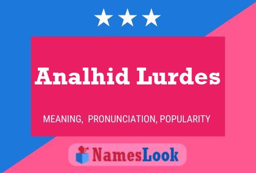 ملصق اسم Analhid Lurdes