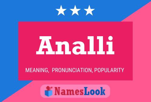 ملصق اسم Analli