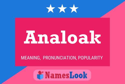 ملصق اسم Analoak