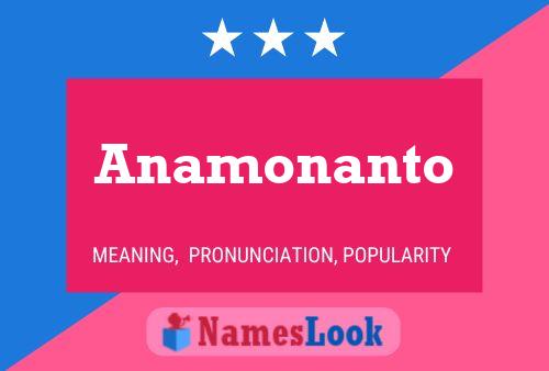 ملصق اسم Anamonanto