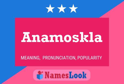 ملصق اسم Anamoskla