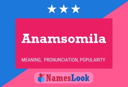 ملصق اسم Anamsomila