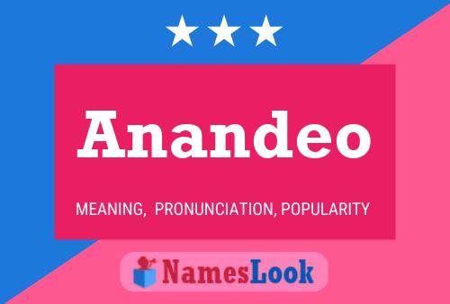 ملصق اسم Anandeo