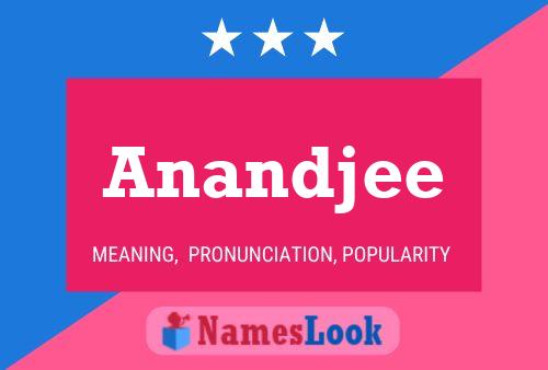 ملصق اسم Anandjee