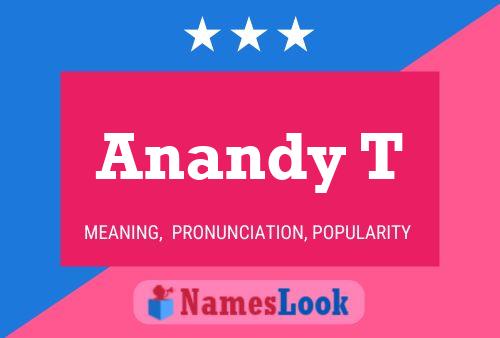 ملصق اسم Anandy T