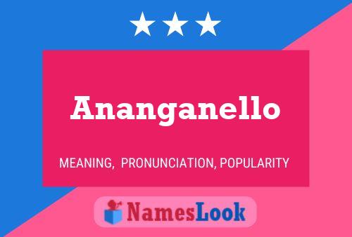 ملصق اسم Ananganello