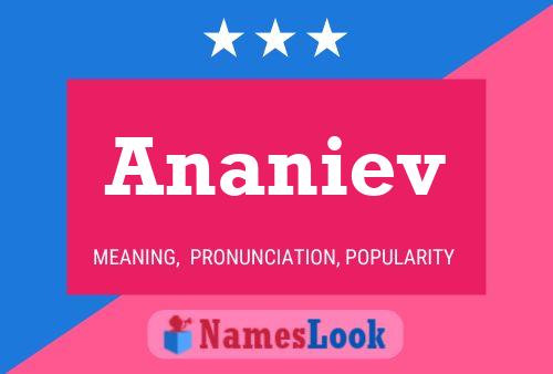 ملصق اسم Ananiev