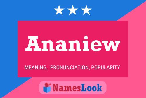 ملصق اسم Ananiew