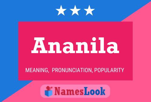 ملصق اسم Ananila