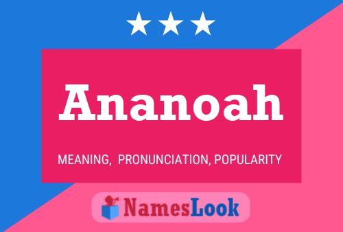 ملصق اسم Ananoah