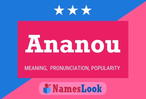 ملصق اسم Ananou