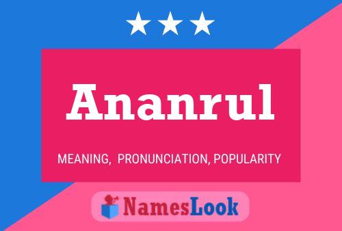 ملصق اسم Ananrul