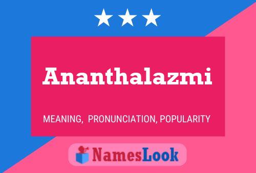 ملصق اسم Ananthalazmi