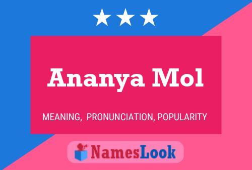 ملصق اسم Ananya Mol