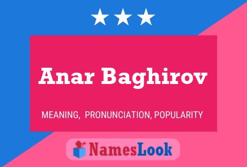 ملصق اسم Anar Baghirov