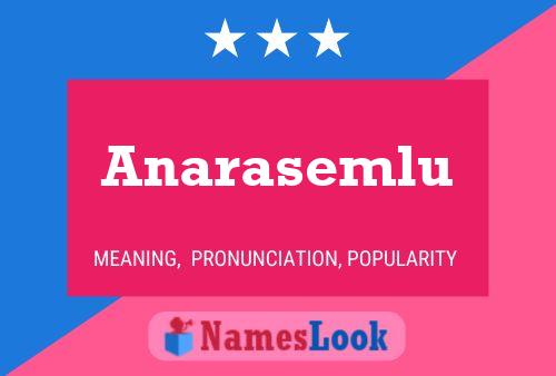 ملصق اسم Anarasemlu