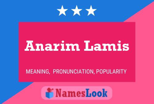 ملصق اسم Anarim Lamis