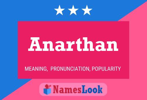 ملصق اسم Anarthan