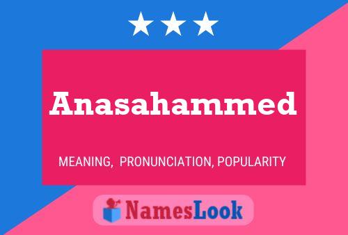 ملصق اسم Anasahammed