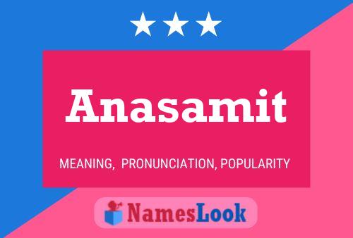 ملصق اسم Anasamit