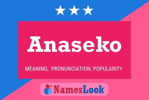 ملصق اسم Anaseko