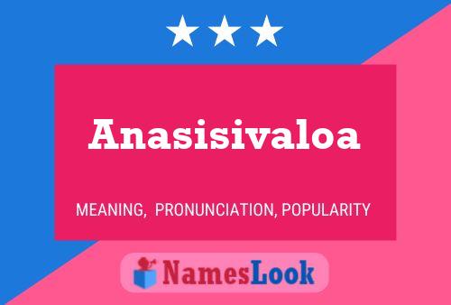 ملصق اسم Anasisivaloa