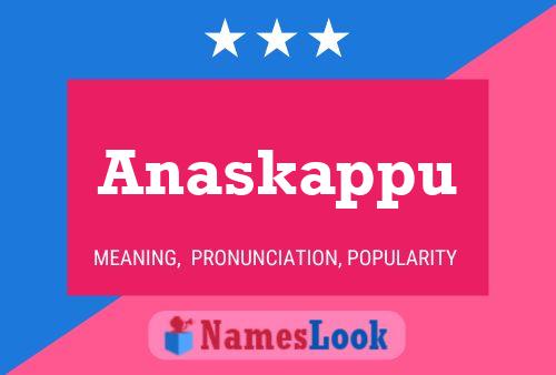 ملصق اسم Anaskappu